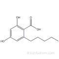 Acide bêta-résorcyclique, 6-pentyle- CAS 491-72-5